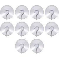 Typecat suction sucker window hooks clear wire hook 32MM ( pack of 10 )