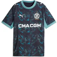 Puma Olympique Marseille 26/27 Replica Poissa Juniori Lyhythihainen T-pait