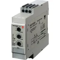 Carlo gavazzi Aikarele tähti/kolmio, 1CO, jännite 24-250V AC/DC, säätöalue: tähti 0,1-600sek, tähti-kolmio 50-130msec W:17,5 mm