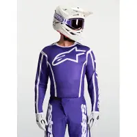 Alpinestars Fluid Apex V2 Miesten MX-pusero Sininen/Valkoinen unisex, size 2XL