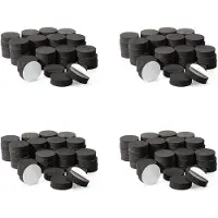 Typecat 192Pcs Plant Pot Feet Risers Natural Rubber Flower Pot Mat Invisible Pot Feet for Heavy Outdoor Plants, Flower Pots