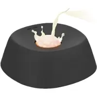 Typecat 1pc Slow Feeder Dog Bowls for Liquid Treat, [Entertained -in] Bone Broth Dog Lick Bowl, 3/4 Cup Yogurt Pup Lick Toy