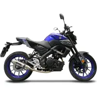 Gpr Exclusive Deeptone Inox Yamaha Mt 125 21-25 Ei-homologoitu Täydellinen Pakokaasujärjestelmä