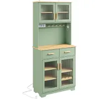 SoBuy Lipasto FSB108-E-GR Vihreä 78x38x180 cm