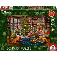 Schmidt Disney Mickey & Minnie Trimming The Tree 1000p palapeli