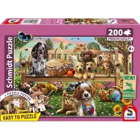 Schmidt A Garden Picnic For Dogs And Cats 200p palapeli