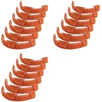 Torribaly Hard Hat Sweatband- Cotton Washable Hard Hat Self Adhesive Sweat Band Liner Reusable Hard Hat Helmet Sweat Pads 18PCS