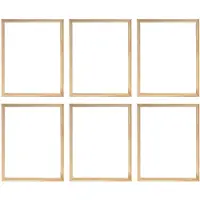 Typecat 6pcs 40X50 cm Wooden Frame DIY Picture Frames Art Suitable for Home Decor Painting Digital Diamond Drawing Paintings
