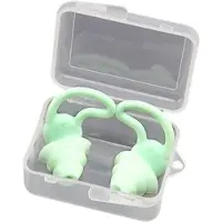 Zandona Soundproof Earplugs Three Layer Silicone Earplugs Waterproof Swimming Ear Plugs Sleep Noise Reduction Comfortable-A