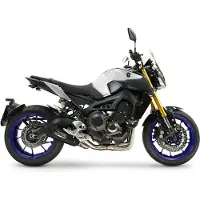Gpr Exclusive Gp-revo Black Titanium Yamaha Mt-09 14-16 Ei-homologoitu Täydellinen Pakokaasujärjestelmä