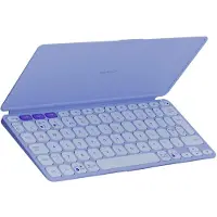 Logitech Keys-To-Go 2, QWERTY, Kansainvälinen (US), Näppäimen saksikytkin, 1,8 cm, 1 mm, Lila