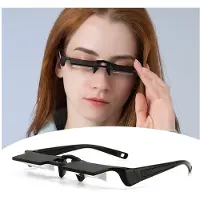 Semoic Reading Glasses Mirror Ultra-Light Lazy Refractor Lying Down TV Horizontal Reading Mirror HD Protective Glasses Grey