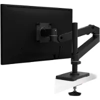Ergotron – LX Pro Desk Monitor Arm, Tall Pole, Grommet Mount (black) (45-709-292)