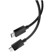 Spigen Essential USB C to USB C 60W Fabric Cable - 1.5m - Black
