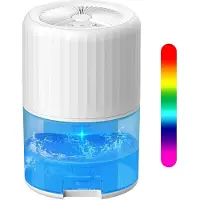 Melitt Dehumidifiers for Home, for Bedroom with Auto Defrost Function,2200ML Capacity Quiet Small Dehumidifier Eu Plug White