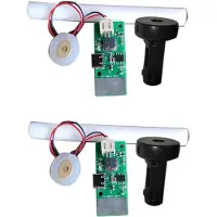 Torribaly 2X USB Humidifier Module Aerosolizer Control Board Humidifier Board Misting Module Humidifier Module 5V