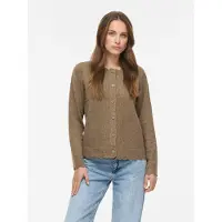 Vila Vinikolina L/S O-Neck Knit Cardigan-Noos - Brown - XL