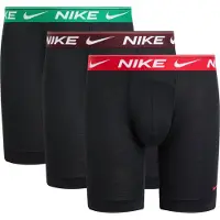 Nike Underwear Bokserishortsit antrasiitti / vihreä / punainen / valkoinen