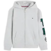 Tommy Hilfiger Brand Love Fz Hoodie - Grey - 152