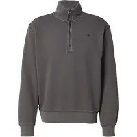 G-Star Unit Washed Half Zip Sweater - Black - Men