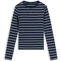 Tommy Hilfiger Paita 'Essential' tummansininen / valkoinen
