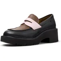 Camper for woman. K201425-036 Multicolor Ultrasoft leather moccasins (39), Flat, None, Casual
