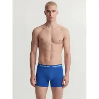 Jack & Jones Bokserishortsit 'JACCARL' laivastonsininen / taivaansininen / musta / valkoinen
