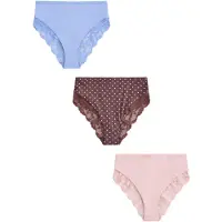 Next Alushousut vaaleansininen / suklaa / roosa / offwhite