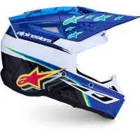 Alpinestars S-M3 Falcon Crossikypärä Sininen/Musta/Valkoinen M unisex
