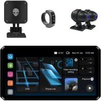 AlienRider M2S Moottoripyörän multimediajärjestelmä + Camaras + Wave-tutka