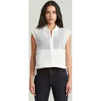 G-Star Meshy Binding Vest - White - Women