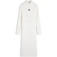 Tommy Hilfiger Tjw Badge Midi Sweater Dress - White - XL