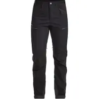 Lundhags Makke High Waist Curved Pant, vaellushousut, naiset, musta