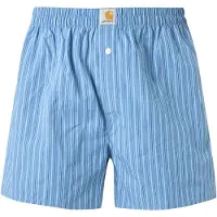 Carhartt WIP Bokserishortsit vaaleansininen / tummansininen / valkoinen