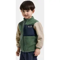 Didriksons Fleecetakki - Teddy - Ilmakuva - Ranta Beige - - 90 - Fleecetakit