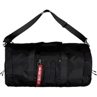 Alpha industries Matkakassi 'MA-1' tummanharmaa / musta