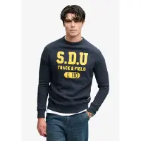 Superdry Ath Felt Applique Relaxed Crew Collegepaita