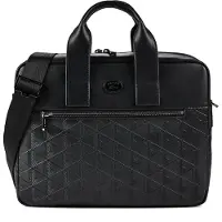 Lacoste Nomogramme Asiakirjasalkku 33.5 cm Kannettavan tietokoneen taskun syvyys Musta