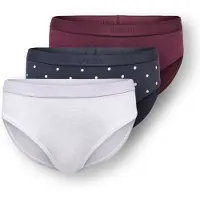 ONLY Koglola 3-Pack Logo Briefs Acc Noos - Burgundy - 146-152