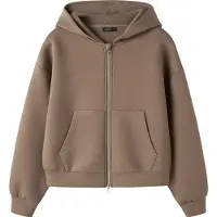 LMTD Nlfhalfa Ls Short Scuba Cardigan - Brown - 170-176