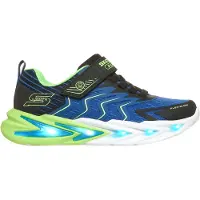SKECHERS Tennarit 'FLEX-GLOW ULTRA' laivastonsininen / neonvihreä / musta