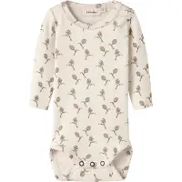 Lil´ Atelier Nbfgayo Sig Ls Slim Body Lil - Cream - 68