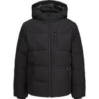 Jack & Jones Pehmustettu takki - JjeBecks - Musta - - 10 v (140) - Pehmustetut takit