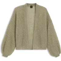 BOSS for woman. 50566867 Furgovia green cardigan (XL), Casual, Crochet