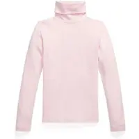 Ralph Lauren for girl. 313850670010 Pink cotton turtleneck sweater ((XL) 12/14años= 155/159cm), Casual, Long sleeve, children's fashion