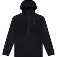 Mons Royale Offgrid Merino Fleece 1/2 Zip Long Sleeve, fleecepaita, miesten, musta