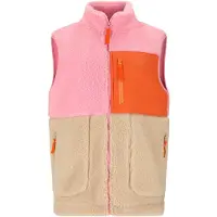 Slope Katau Teddy, fleece-liivi, naisten, prism pink