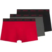 HUGO 50532611 Trunk Red Boxerit 3 Yksiköt