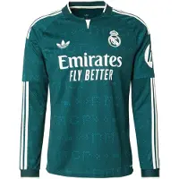 Adidas Real Madrid Away Jersey Ls - Green - L