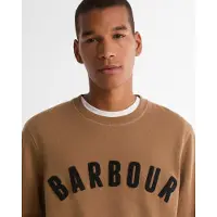 Barbour Prep Logo Crew - Beige - XXL
